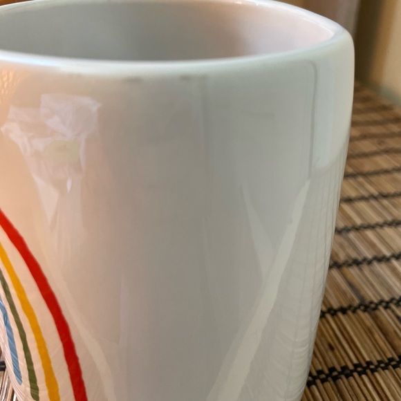 Rae Dunn “Shine Bright “ rainbow pride mug, EUC  rare - Picture 5 of 7